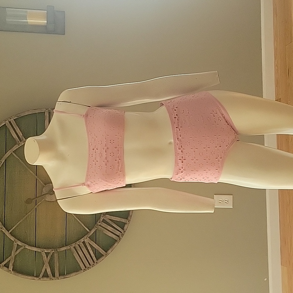 J. Crew Lazer Cut Eyelet Bikini